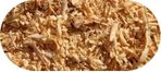 a pile of sawdust.