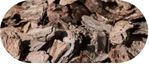 a pile of bark chip mulch.